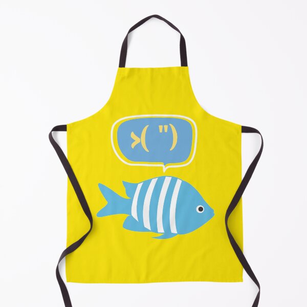 Item preview, Fish Thinking About Fish (blue) designed and sold by artfulnotebook.