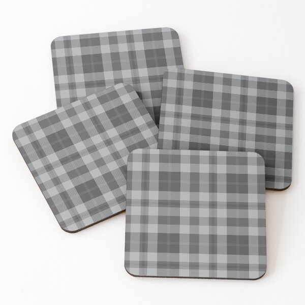 Item preview, Grey Plaid Tartan Textured Pattern designed and sold by Siu-Hong Mok.