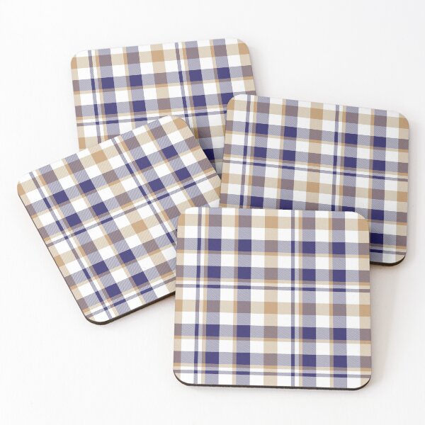 Aperçu de l'œuvre Brown Plaid Tartan Textured Pattern créée et vendue par Siu-Hong Mok.