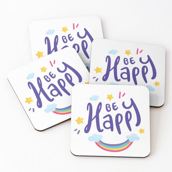 Item preview, Be Happy - Rainbow Stars Design designed and sold by PuddleofStars.