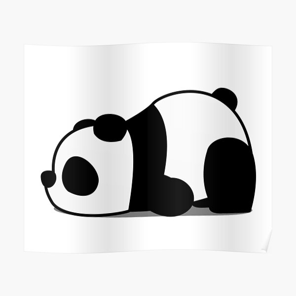 Lazy Pandas Posters | Redbubble