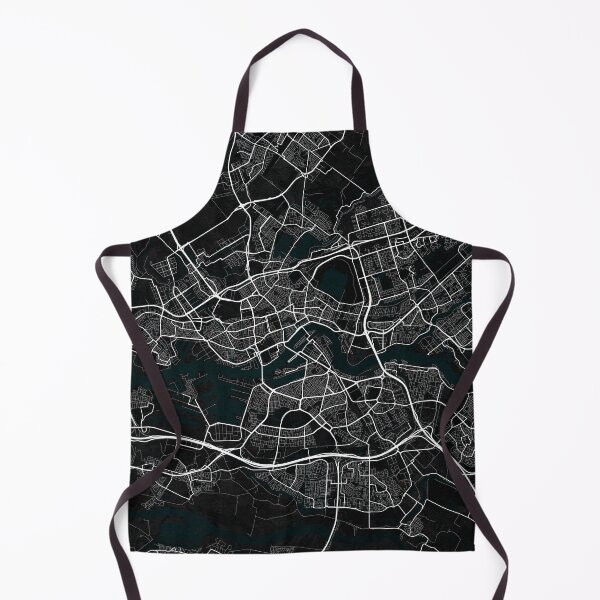 Item preview, Rotterdam City Map of Netherlands - Dark designed and sold by deMAP.