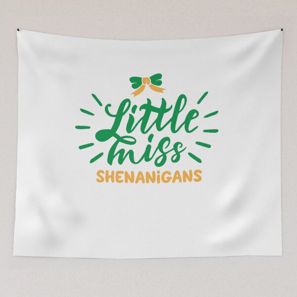 Item preview, St. Patrick's Day Shirt for Girls Little Miss Shenanigans designed and sold by TheFlipRepublic.