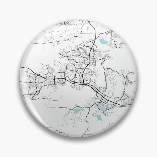 Item preview, Thousand Oaks City Map of California, USA - Circle designed and sold by deMAP.