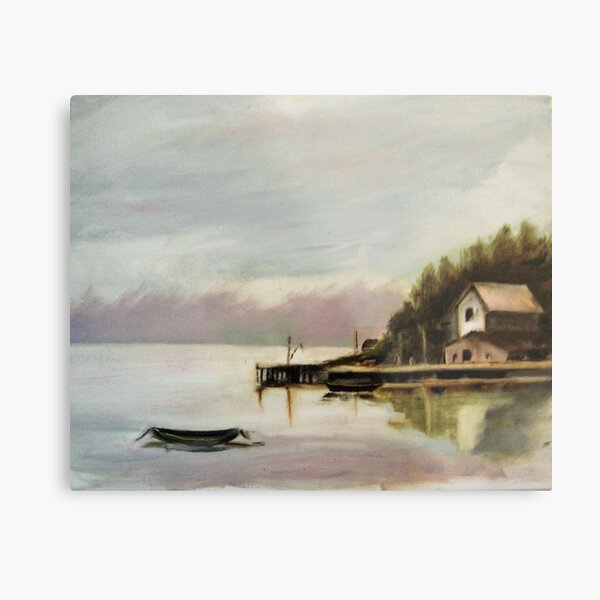 Waiting for the tide Metal Print