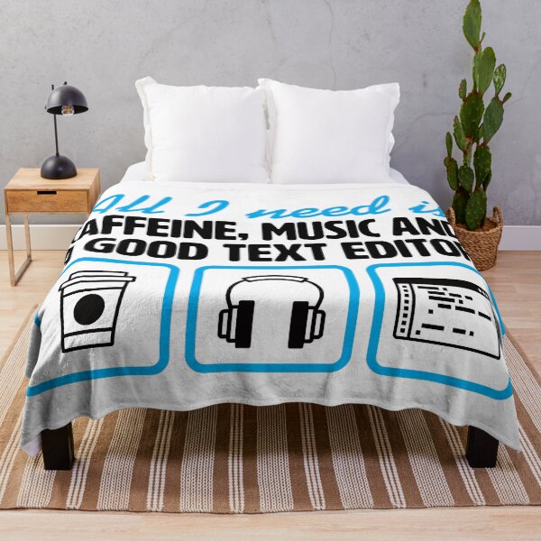 Item preview, All I Need... (Light Text for Dark Backgrounds) designed and sold by Tech-e-Tees.