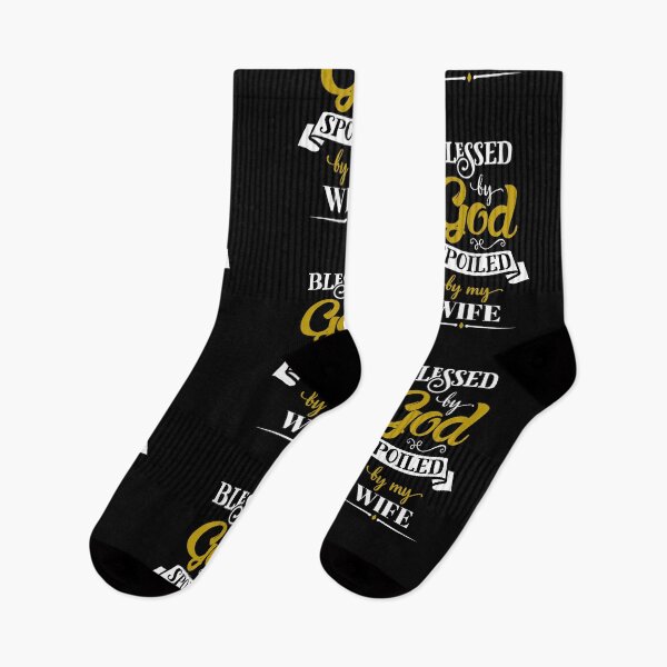 Item preview, Blessed By God Spoiled By My Wife designed and sold by R&BApparel.