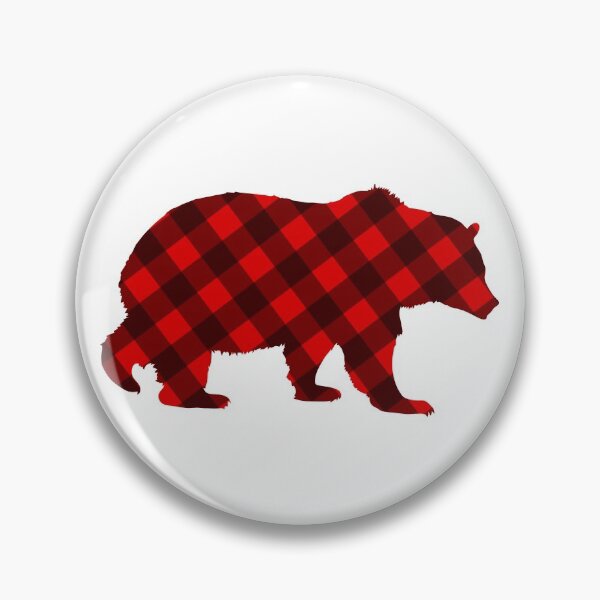 Item preview, Plaid Bear Sillhouette designed and sold by BoredGames.