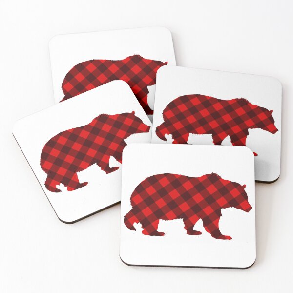 Item preview, Plaid Bear Sillhouette designed and sold by BoredGames.