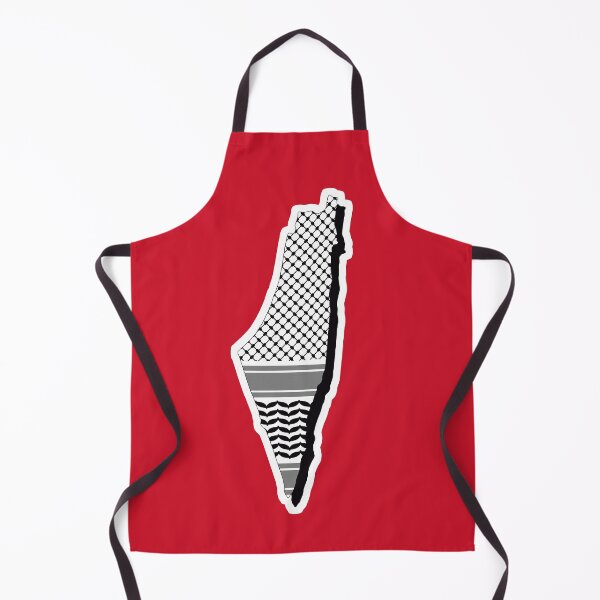 Item preview, Palestinian Country Outline with Keffiyeh - خريطة فلسطين و الكوفية designed and sold by ArabicMerch.