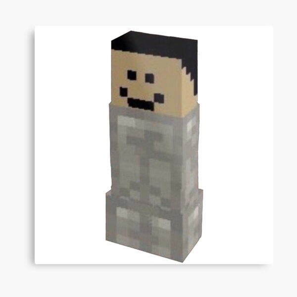 Cursed Minecraft Metal Prints Redbubble