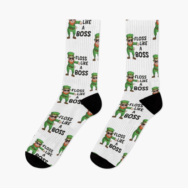 Item preview, Leprechaun Floss Like A Boss St Patricks Day Boys Kids Gifts T-Shirt designed and sold by TheFlipRepublic.