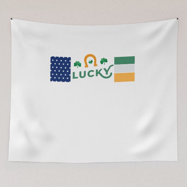 Item preview, Lucky St Patrick's Day T-Shirt for men women boys girls kids designed and sold by TheFlipRepublic.