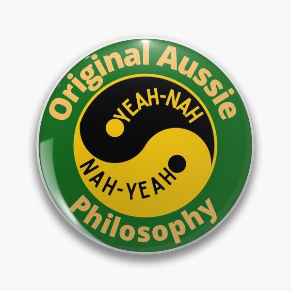 Item preview, Nah-Yeh, Yeh-Nah - Aussie Philosophy Logo designed and sold by UnleyDesign.