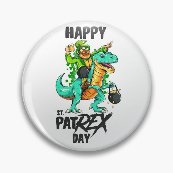 Item preview, St Patricks Day T Rex Shirt Happy Pat Rex Day Dinosaur Gift T-Shirt for men and women designed and sold by TheFlipRepublic.