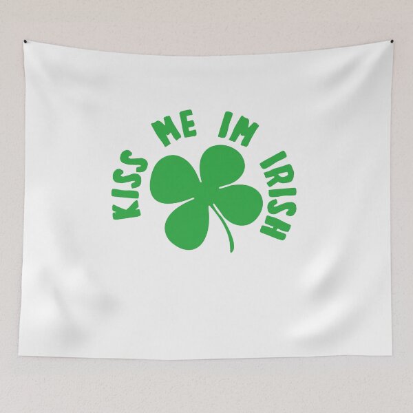 Item preview, Kiss Me I'm Irish T-Shirt Saint Patrick Day Gift Shirt T-Shirt for men and women designed and sold by TheFlipRepublic.