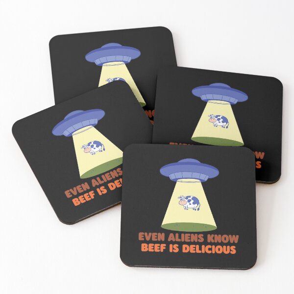 Item preview, Even Aliens Know Beef is Delicious designed and sold by cedricstudio.