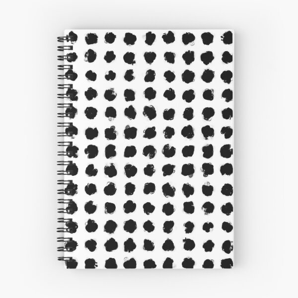Item preview, Minimalist Polka Dot Black and White Print Design // Paint Brush Texture designed and sold by AEJdesign.