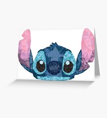 Stitch Geometric (Lilo and Stitch) Greeting Card