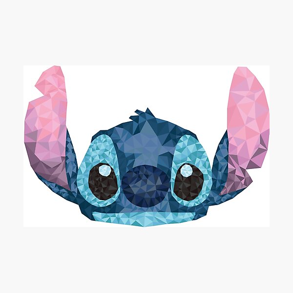 Stitch Geometric (Lilo and Stitch) Photographic Print