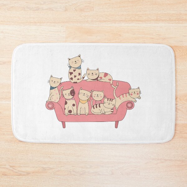 Item preview, Happy Cats on Sofa designed and sold by della95.