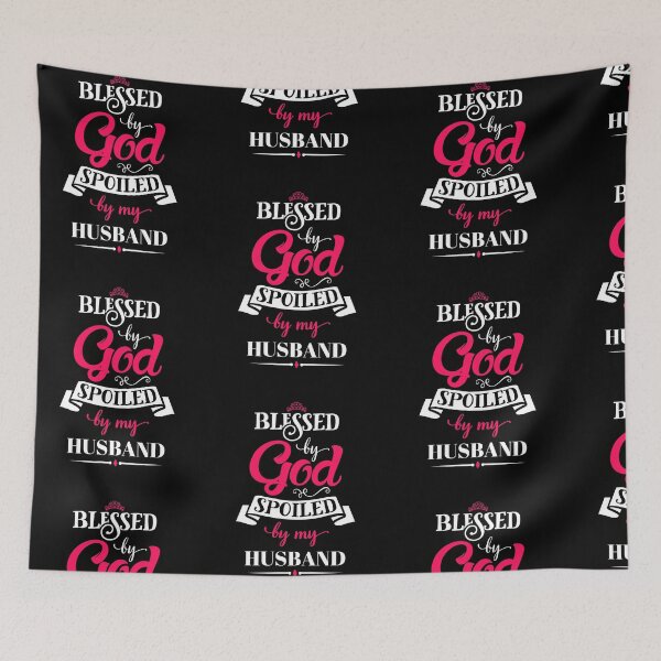 Item preview, Blessed By God Spoiled By My Husband designed and sold by R&BApparel.