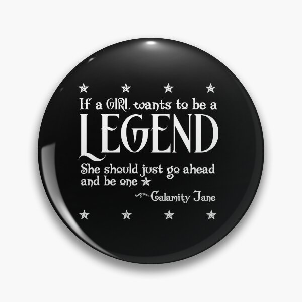 Item preview, Be a Legend — Calamity Jane Distressed (Dark) designed and sold by BeerFund.