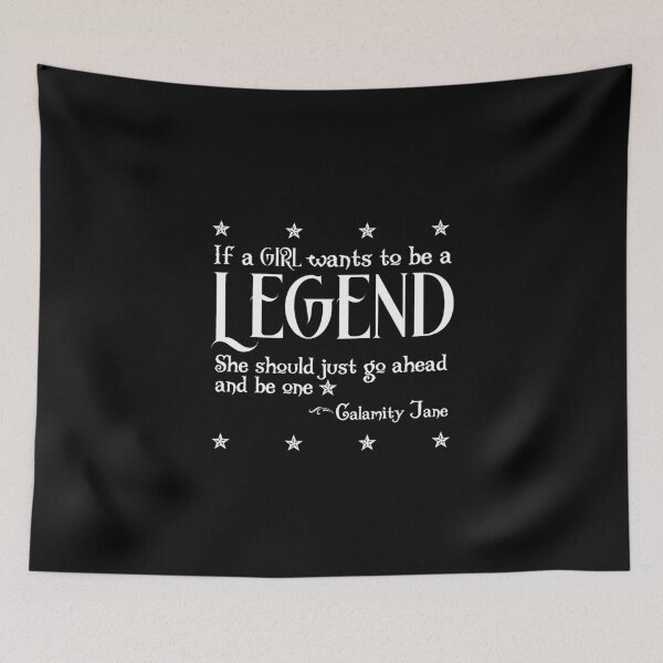 Item preview, Be a Legend — Calamity Jane Distressed (Dark) designed and sold by BeerFund.