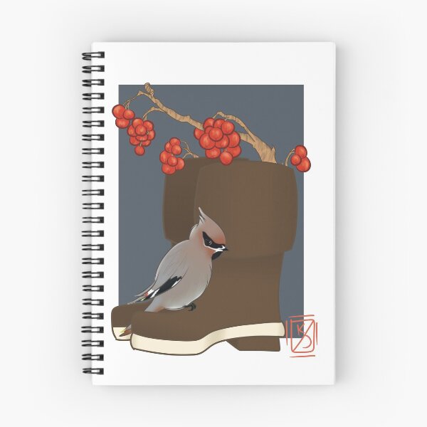 Item preview, Waxwing and Winterberry Rain boots designed and sold by Krystal  Thomas.