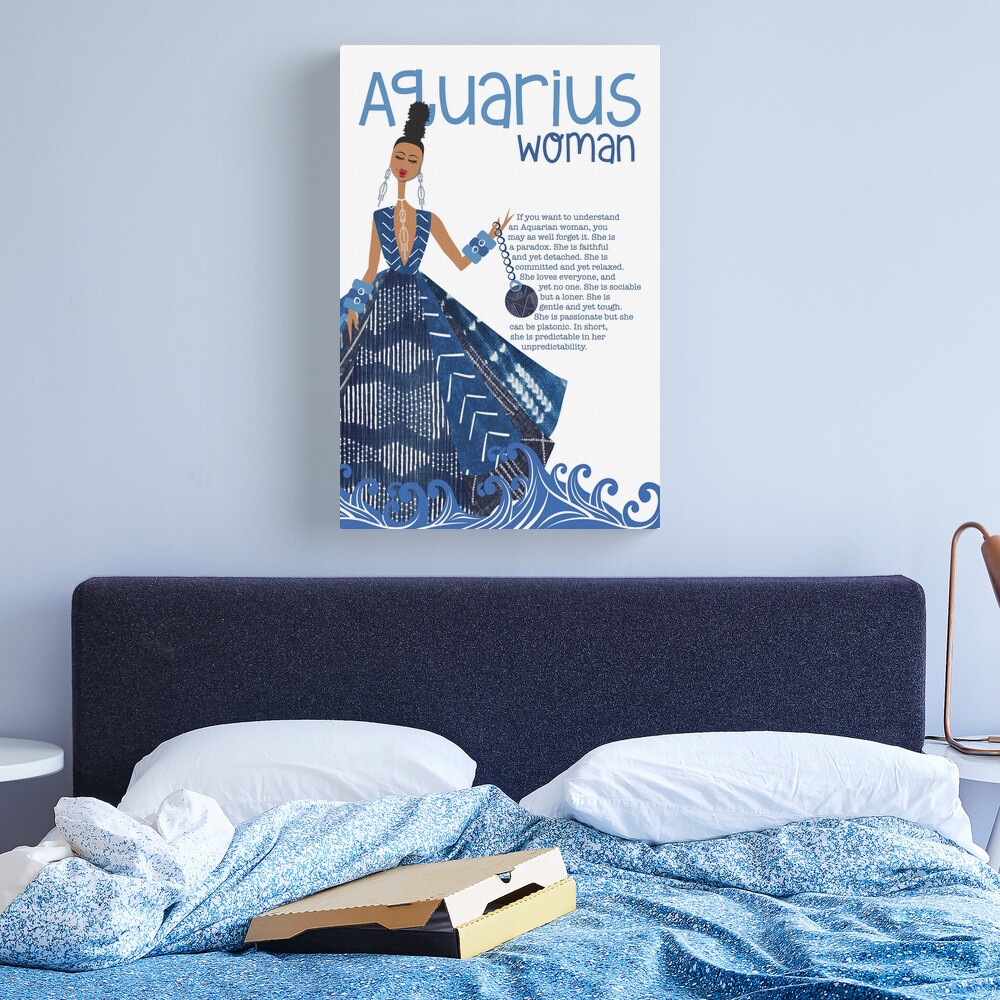 Aquarius Woman Canvas Print
