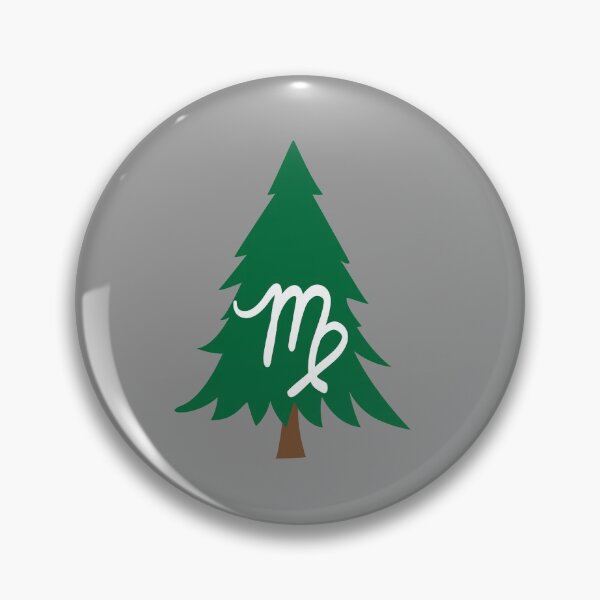 Item preview, Hand Drawn Virgo Zodiac Pine Tree designed and sold by itsrturn.
