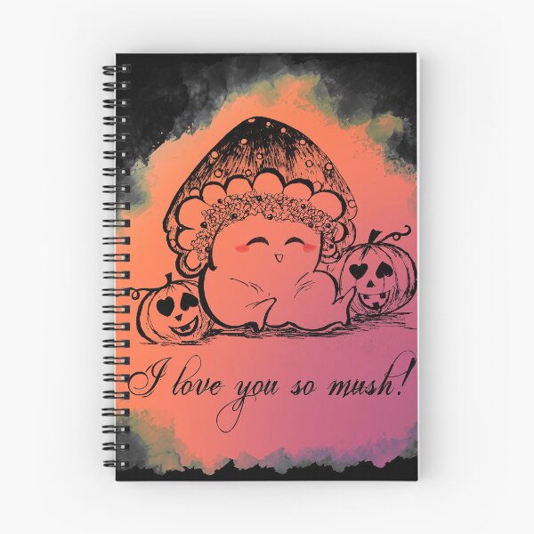 Artikelvorschau, Ich liebe dich so Mush-Kürbis-Pilz-süßes Design entworfen und verkauft von shrutidesigns.