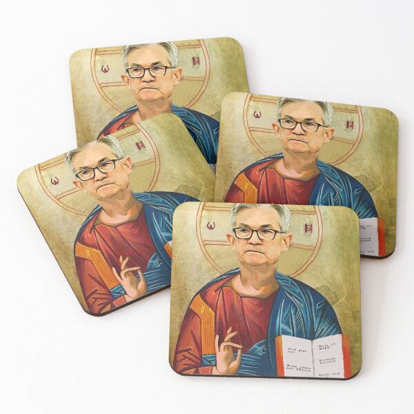 Item preview, Wall Street Bets WSB Reddit Jerome Powell JP JPOW Fed Holiness Money go Brrrr designed and sold by faucibobblehead.