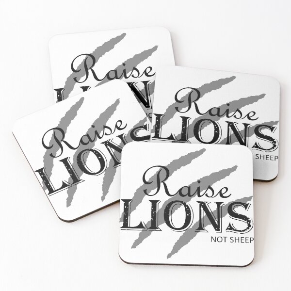 Item preview, Raise Lions Not Sheep | Black designed and sold by Qestar.