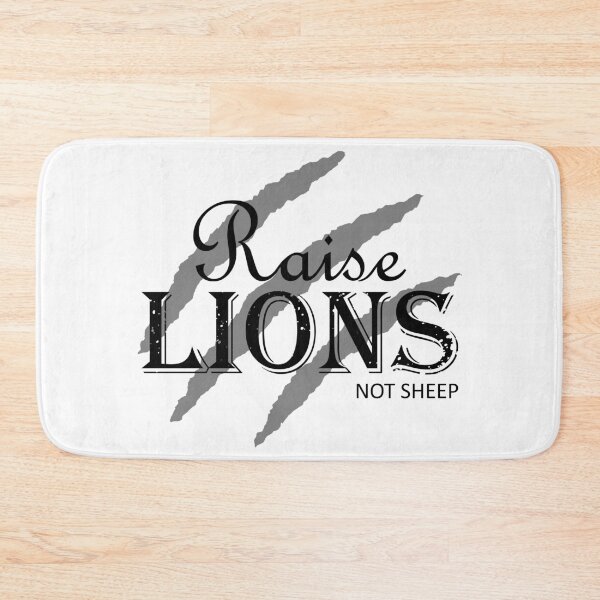 Item preview, Raise Lions Not Sheep | Black designed and sold by Qestar.