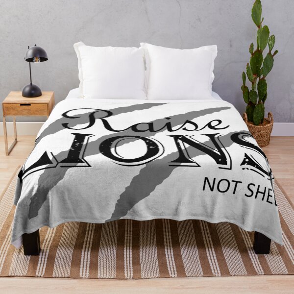Item preview, Raise Lions Not Sheep | Black designed and sold by Qestar.