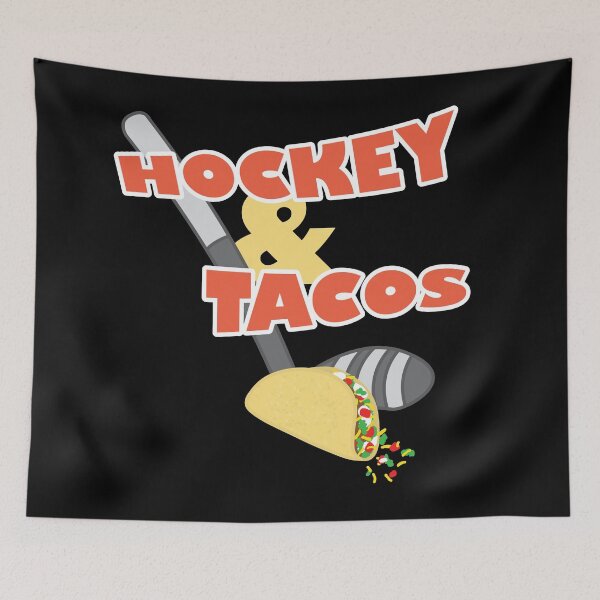 Item preview, Hockey and Tacos designed and sold by tryinart.