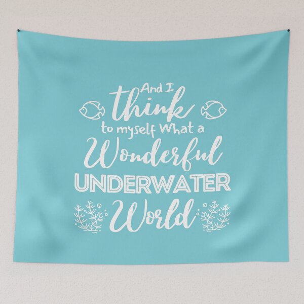 Item preview, What A Wonderful Underwater World designed and sold by StudioAquaLumos.