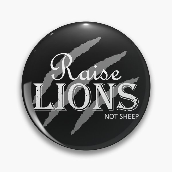 Item preview, Raise Lions Not Sheep | White designed and sold by Qestar.
