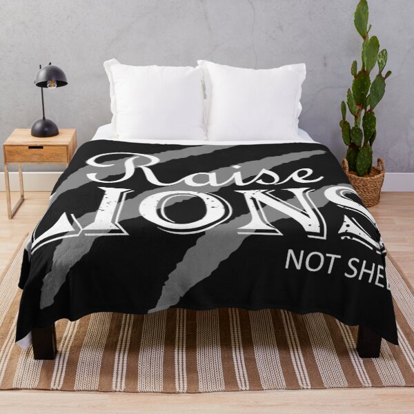 Item preview, Raise Lions Not Sheep | White designed and sold by Qestar.