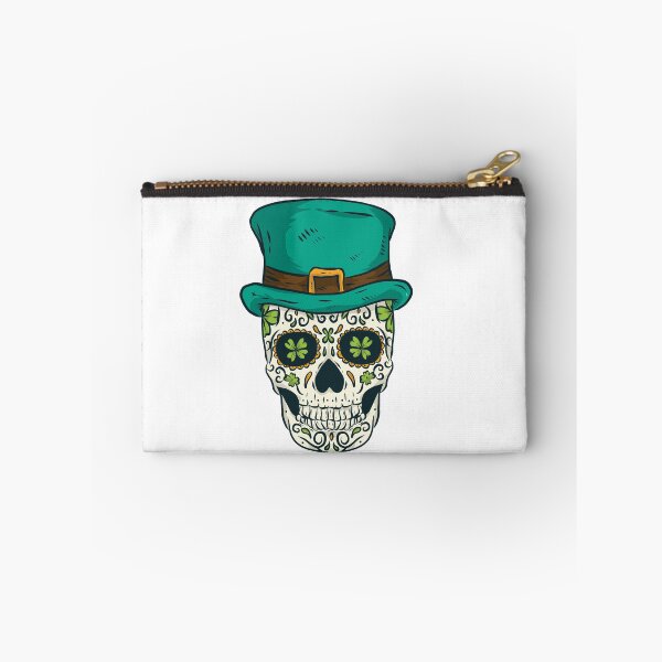 Item preview, Skull Saint Patricks Day of Dead T-Shirt designed and sold by TheFlipRepublic.