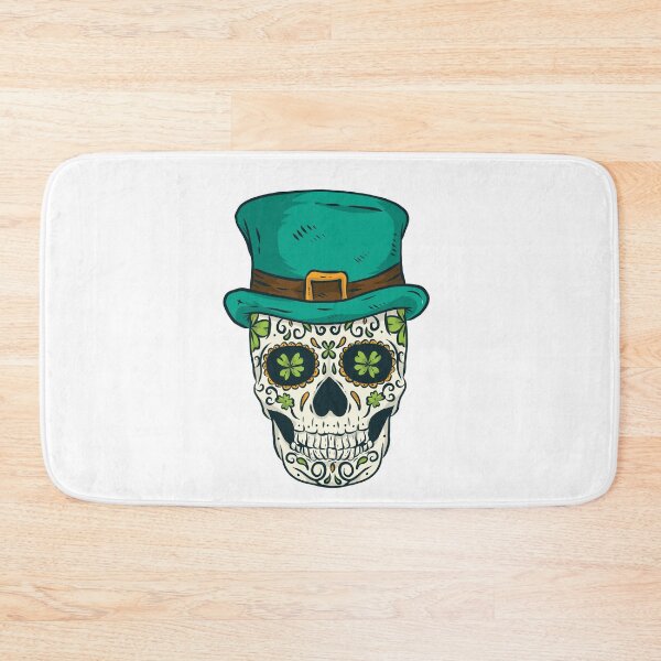 Item preview, Skull Saint Patricks Day of Dead T-Shirt designed and sold by TheFlipRepublic.
