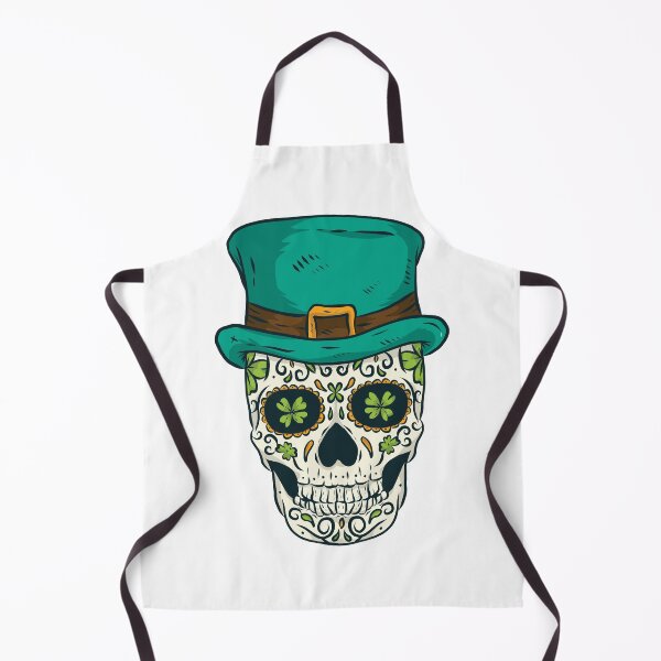 Item preview, Skull Saint Patricks Day of Dead T-Shirt designed and sold by TheFlipRepublic.