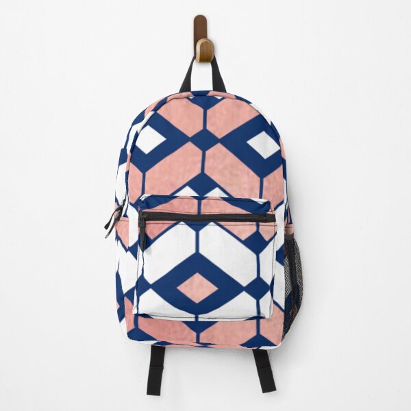 Item preview, Rose gold and navy diamond pattern designed and sold by MLD112.
