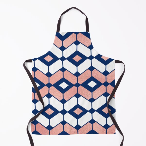 Item preview, Rose gold and navy diamond pattern designed and sold by MLD112.