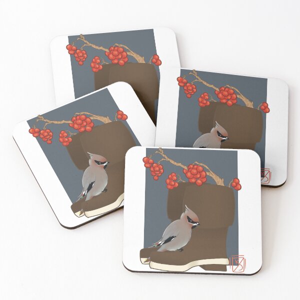 Item preview, Waxwing and Winterberry Rain boots designed and sold by Krystal  Thomas.