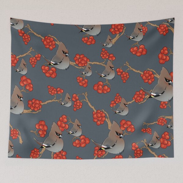 Item preview, Waxwing and Winterberry Rain boots designed and sold by Krystal  Thomas.