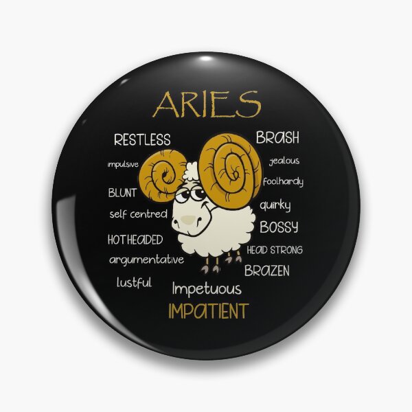Item preview, Cute zodiac sign Aries ram for April born qualities  designed and sold by Aziro-designs.