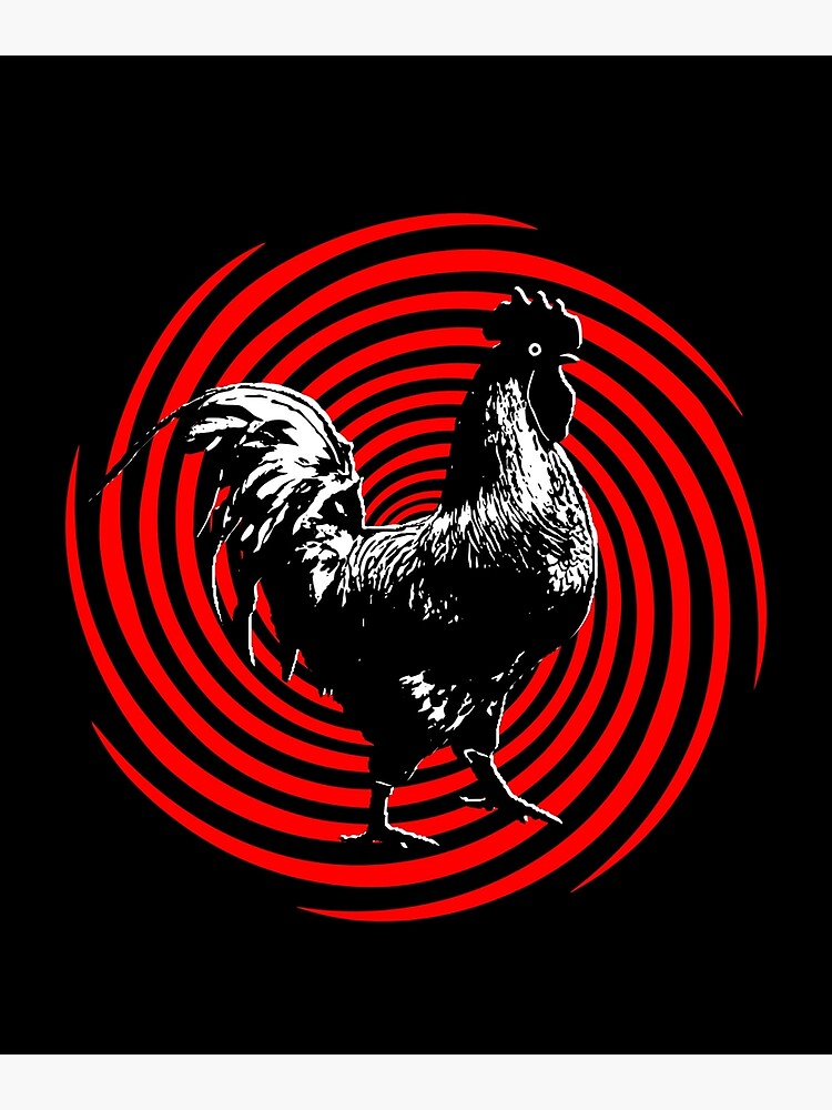 Chicken Hypnotic Trance Spiral Rooster Funny Graphic T-Shirt Chicken Hypnotic Trance Spiral Rooster Funny Graphic T-Shirt