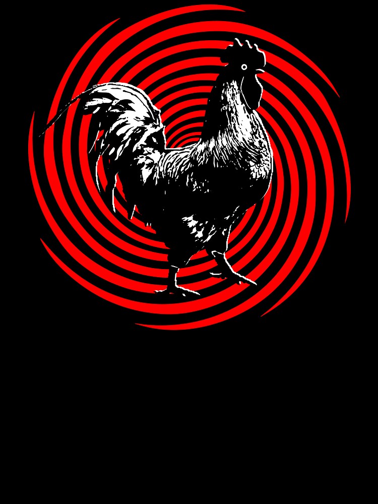 Chicken Hypnotic Trance Spiral Rooster Funny Graphic T-Shirt Chicken Hypnotic Trance Spiral Rooster Funny Graphic T-Shirt